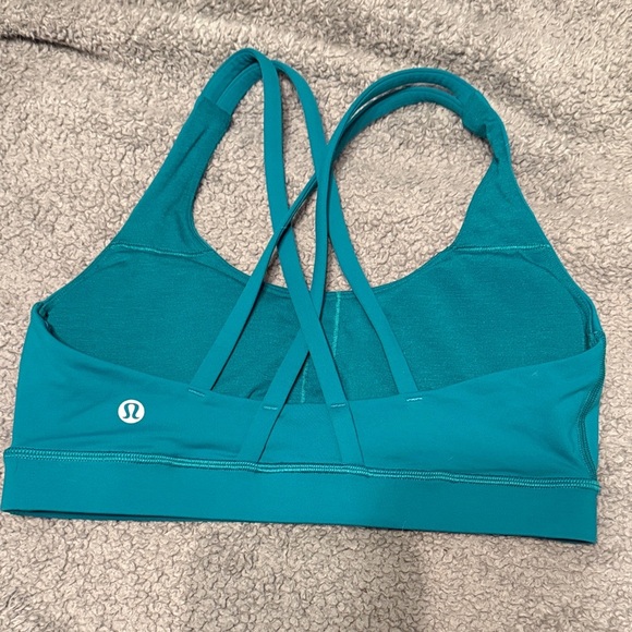 Lululemon Teal Sports Bra- Size small / 6 - Picture 2 of 4